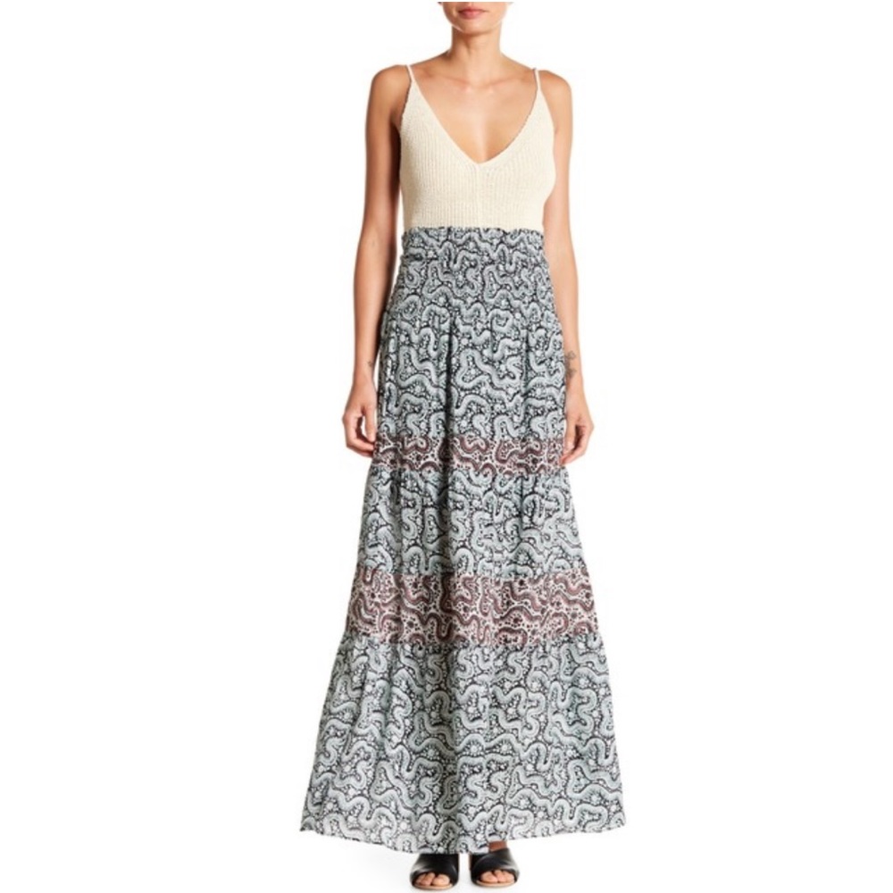A.L.C. Suarez Silk Maxi Skirt